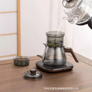 2024 New Model Elegant Cup Teapot, High-End One-Touch Filter Tea-Water Separation Magnetic Press-Type Tea Maker Top Pot