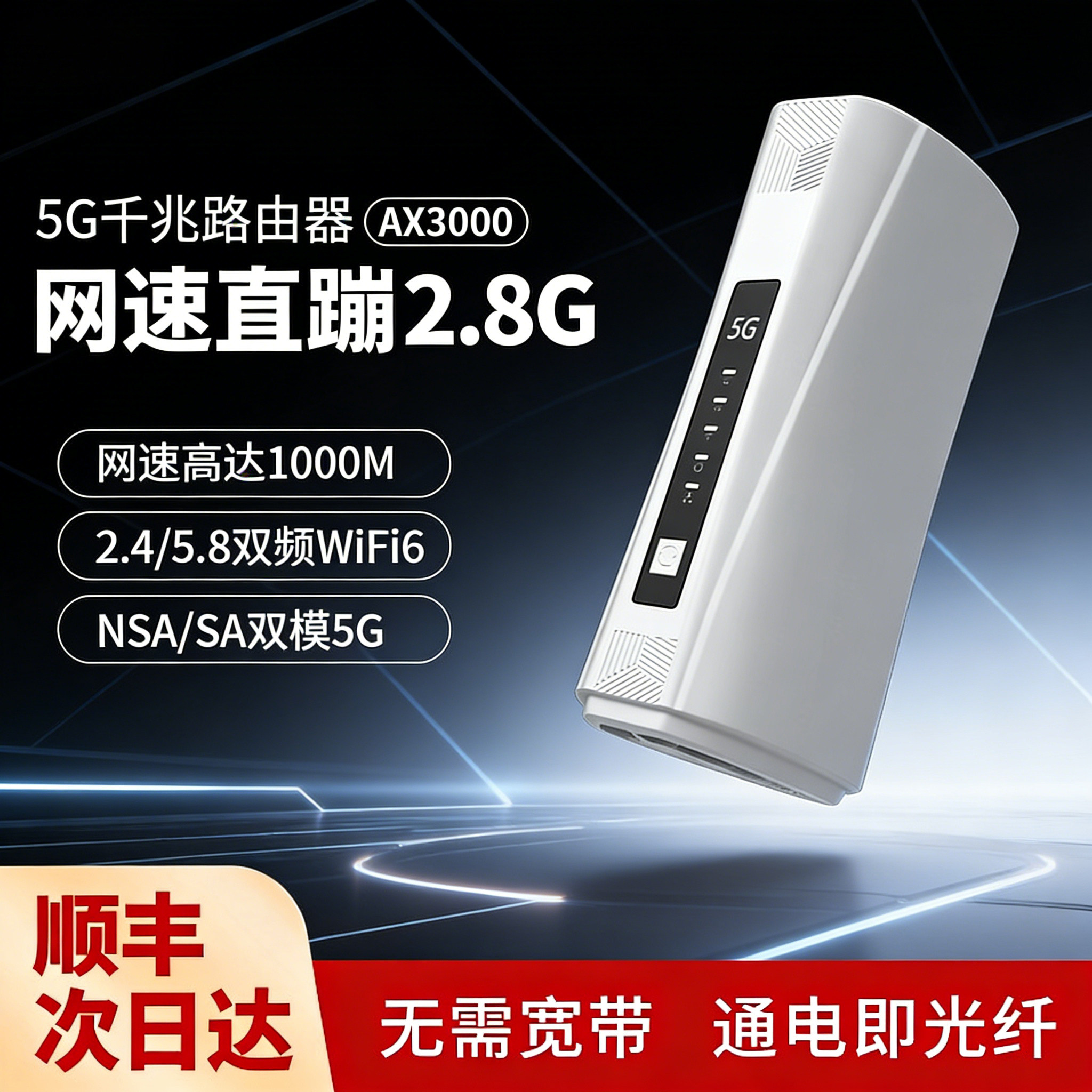 портативная беспроводная сеть 5g wifi2025 новый cpe-маршрутизатор super card-free, высокоскоростная версия интеллектуального доступа в Интернет с мобильным Wi-fi 6, универсальное оборудование, за которое взимается ежемесячная плата, официальный флагманский магазин
