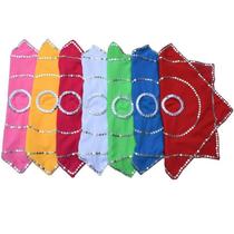 Skill handkerchiefs a pair of linen square turbans yangko professional flower kerchiefs Northeast square dance octagonal turbans for two persons