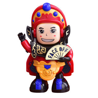 川剧变脸娃娃电动玩具玩偶小礼品成都纪念品京剧脸谱摆件