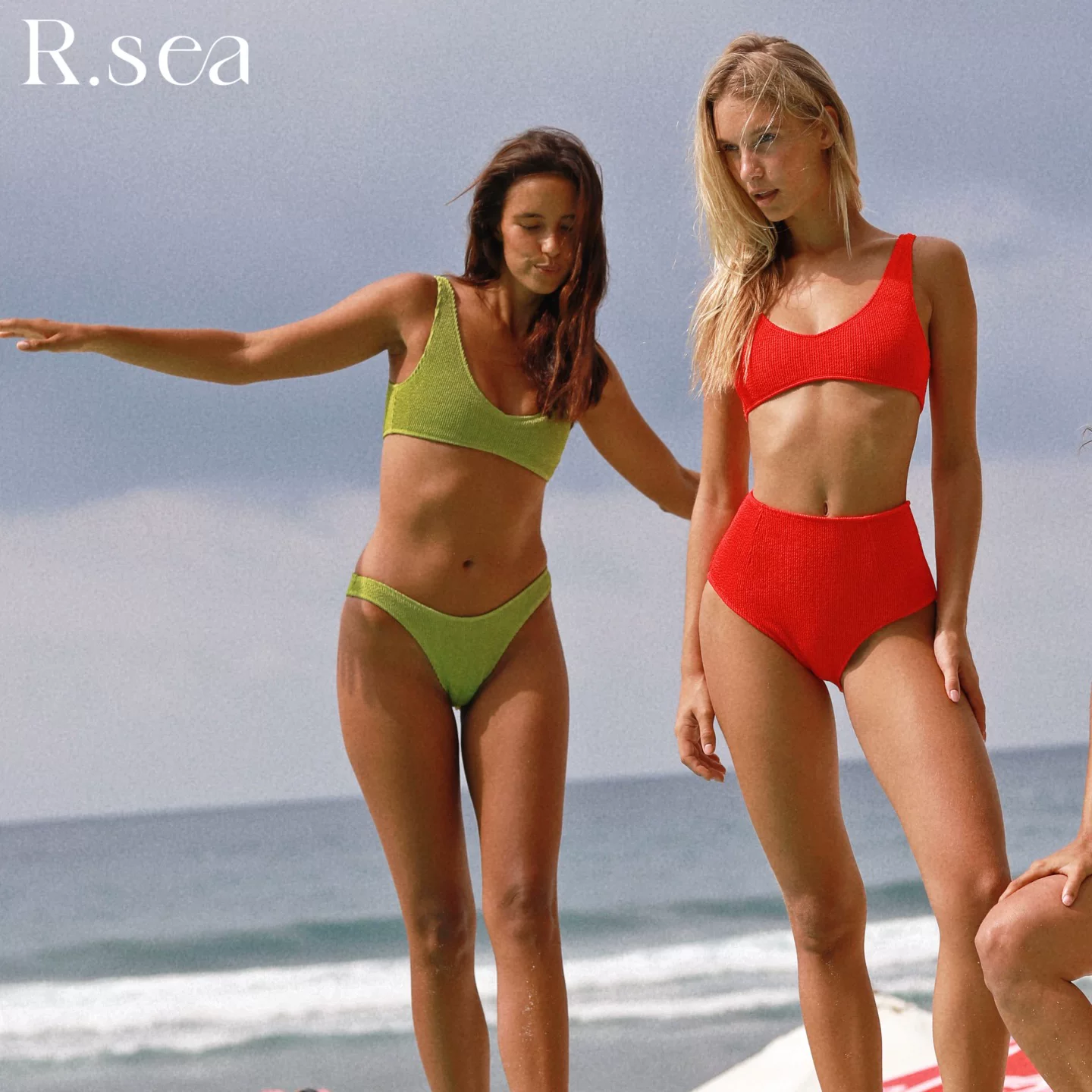 R·sea Set, sexy red swimwear