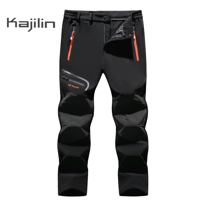 Jianling Men's Windproof and Waterproof Pants for Outdoor Sports Hiking in Spring and Autumn, Thin Softshell Rainproof Pants Jianling Men's Windproof and Waterproof Pants for Outdoor Sports Hiking in Spring and Autumn, Thin Softshell Rainproof Pants