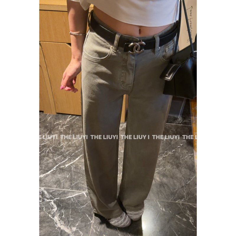 【Liuyi】Private Label Denim ~ Autumn Heavy-Duty Multi-Wash Straight Narrow-Fit Jeans 6730A4 【Liuyi】Private Label Denim ~ Autumn Heavy-Duty Multi-Wash Straight Narrow-Fit Jeans 6730A4