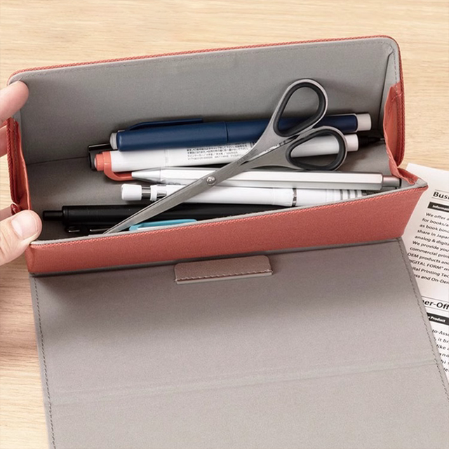 [Self-Operated] Japan Zhonglin Smouse Three-In-One Multi-Functional Pen Box Storage Bag Student Office Business Pen Box Mouse Pad Holder Minimalist Large Capacity Practical Stationery Glasses Bag Large Capacity