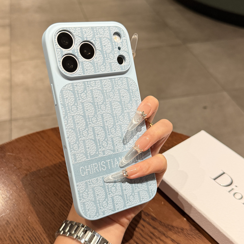 New Glacier Blue Embossed Leather Texture Dr Luxury Case for iPhone 18 Pro Max, Suitable for Apple 17 Pro Max, High-End European and American Style, Couple-Friendly, Anti-Drop, Full Coverage Protective Case for iPhone 16, 15, 14, 18, for Women New Glacier Blue Embossed Leather Texture Dr Luxury Case for iPhone 18 Pro Max, Suitable for Apple 17 Pro Max, High-End European and American Style, Couple-Friendly, Anti-Drop, Full Coverage Protective Case for iPhone 16, 15, 14, 18, for Women