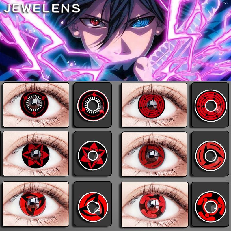Suitable for Sharingan Cosplay Contact Lenses Uchiha Itachi Sasuke Obito Kakashi Naruto Contact Lenses