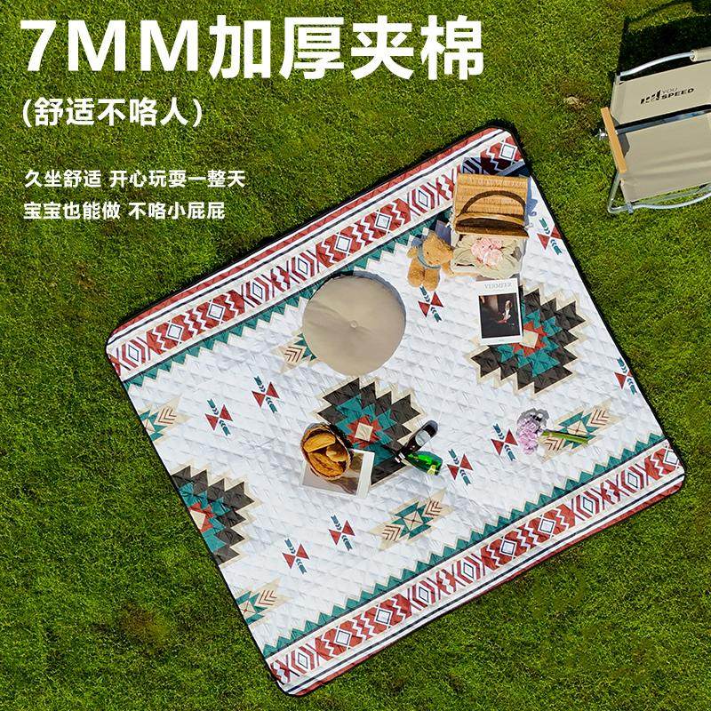 Sunshine Tribe Picnic Mat, Moisture-Proof Mat, Thickened Outdoor Waterproof Camping Tent Inner Mat, Beach Mat, Portable Floor Mat