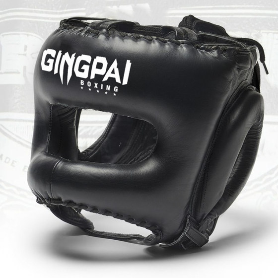 Cross-beam boxing helmet for adults and children, thickened nose protection