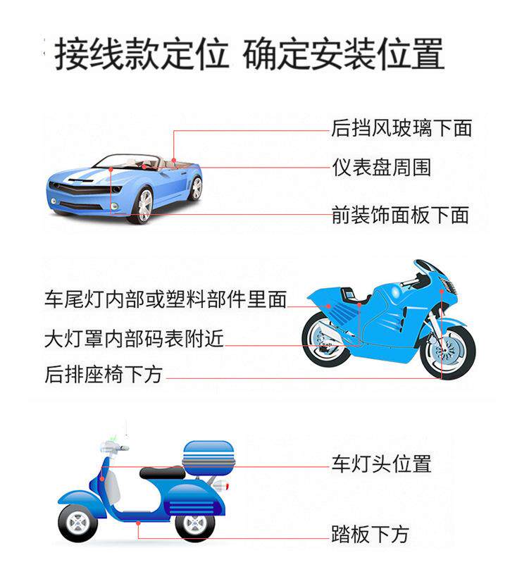 Car Tracker Vehicle Locator Cross-Border Car Locator Electric Vehicle Locator Vehicle-Mounted Gps Locator