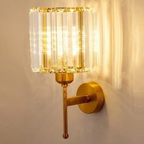 Postmodern light luxury wall lamp living room wall lamp crystal wall lamp aisle bedroom bedside wall lamp TV background wall lamp