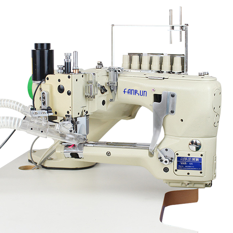 Four-Needle Six-Thread Sewing Machine with Automatic Seam Cutting, Fully Automatic Machine for Seamless Stitching, Industrial Sewing Machine