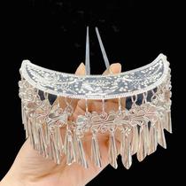New Miao ethnic minority hairpins short tassel hairpins and Dong hair accessories super fairy ancient costume Hanfu hairpins for women