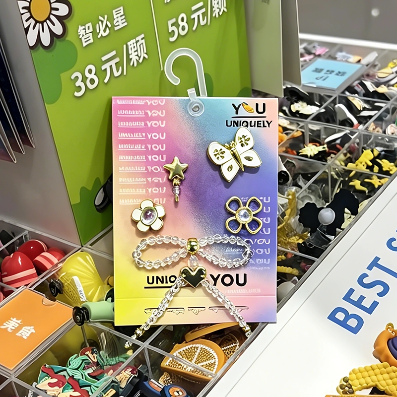 Suitable for Crocs Shoe Decoration, Crocs Shoe Accessories, Crocs Jibbitz Metal DIY Fun Shoe Charms Accessories