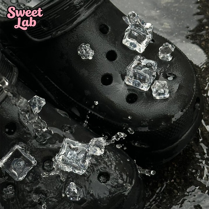 Summer Ice Cube Crocs Shoe Accessories Crocs Shoe Flower Decoration Accessories DIY Slippers Kessky Women's Shoe Buckle