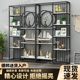 Office Partition Floor-Standing Storage Rack Nordic Light Luxury Product Display Rack Multi-Layer Cosmetics Shelf Display Cabinet