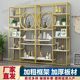 Office Partition Floor-Standing Storage Rack Nordic Light Luxury Product Display Rack Multi-Layer Cosmetics Shelf Display Cabinet