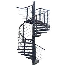 Outdoor spiral staircase center column outdoor fire iron overall duplex building home indoor balcony anti-skid plate direct sales