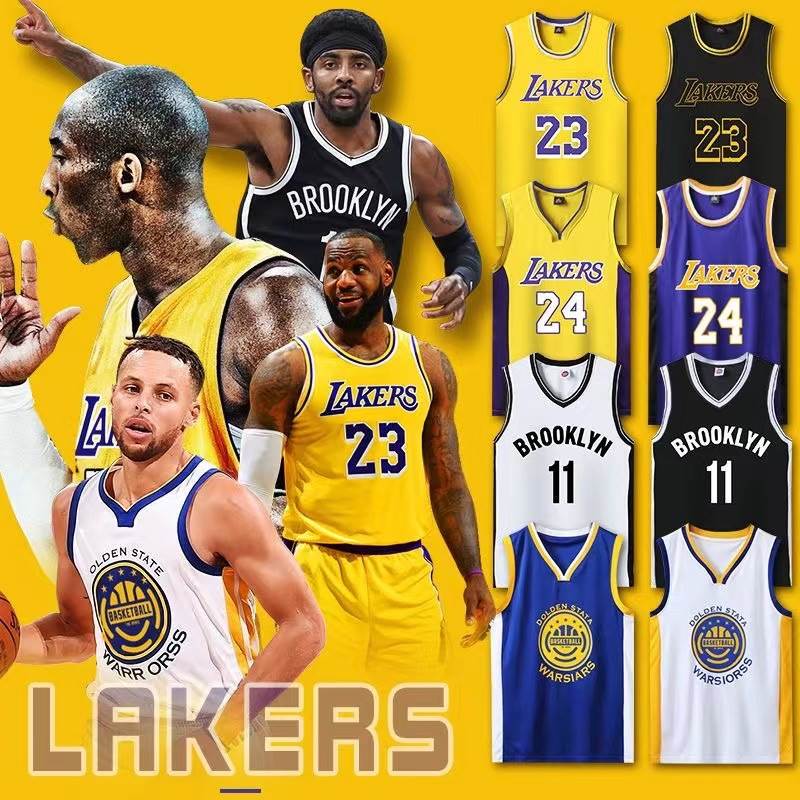 Lakers No. 23 James Jersey Custom-Made Kobe Durant Curry Irving Jersey Kidsren's Basketball Uniform Set Lakers No. 23 James Jersey Custom-Made Kobe Durant Curry Irving Jersey Kidsren's Basketball Uniform Set
