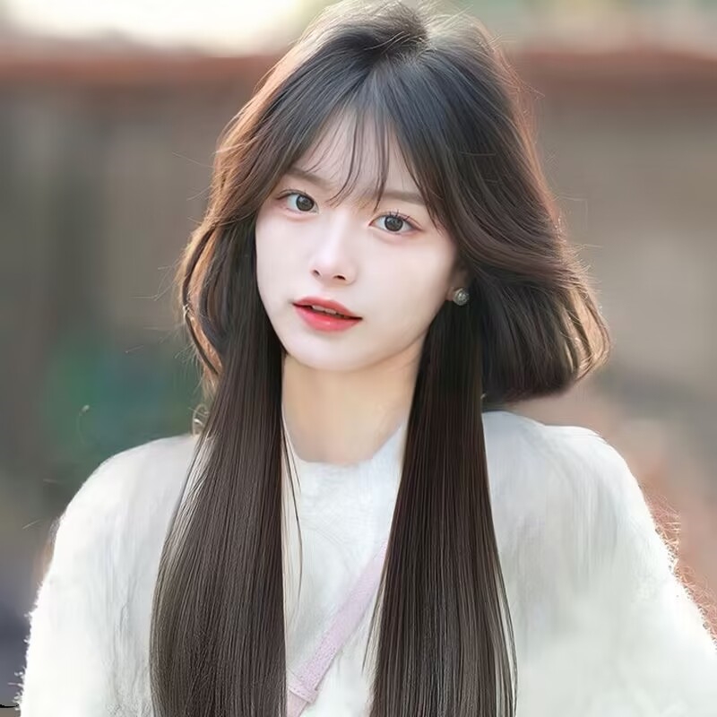 Japanese-Style Sweet Princess Full Wig Natural Jellyfish Cut Style Age-Reducing Design Full Wig Japanese-Style Sweet Princess Full Wig Natural Jellyfish Cut Style Age-Reducing Design Full Wig