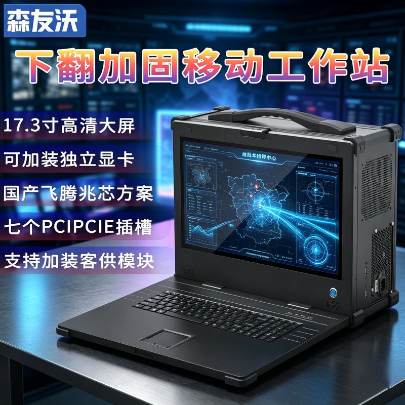 Senyouwo 17.3inch Ruggedized Laptop with Flip-Down Screen, Portable Mobile Workstation, High-Brightness Screen, Domestic Server Computer, Pci/Pcie Capture Card Senyouwo 17.3inch Ruggedized Laptop with Flip-Down Screen, Portable Mobile Workstation, High-Brightness Screen, Domestic Server Computer, Pci/Pcie Capture Card