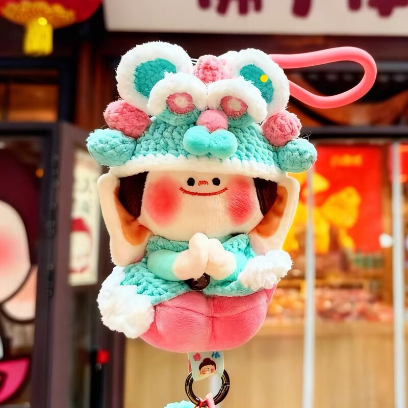 Datong Cultural and Creative Industries Buddha Companion Blue Enchantress Hoodie Handmade Knitted Product Cute Style Doll Clothes