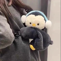 Сумка для гребли с пингвином можно наклонить / может быть серым с обеих сторон