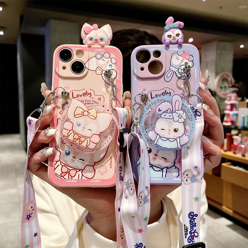 Girly Style Phone Case Suitable for Oppo K15Pro K13 K12/X K11 K10 K9S K7 K5 K3 K1, Featuring Playful Stellalou, Anti-Drop, Full Edge Protection, Belle Lanyard, Super Cute and Soft Girly Style Phone Case Suitable for Oppo K15Pro K13 K12/X K11 K10 K9S K7 K5 K3 K1, Featuring Playful Stellalou, Anti-Drop, Full Edge Protection, Belle Lanyard, Super Cute and Soft