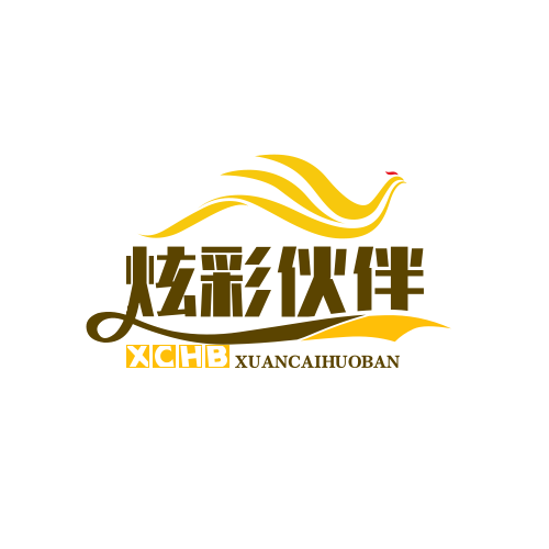 炫彩伙伴旗舰店的LOGO