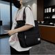 Canvas Bag for Boys, Large-Capacity Handbag for Junior High and High School Students, Tutoring Bag, Book Bag, Commuting Tote Bag