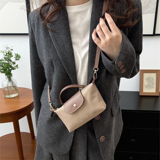 Cross-Border Retro Dumpling Bag 2025 New Single Shoulder Crossbody Bag Fashionable Handbag Simple and Unique Color-Blocking Casual Bag