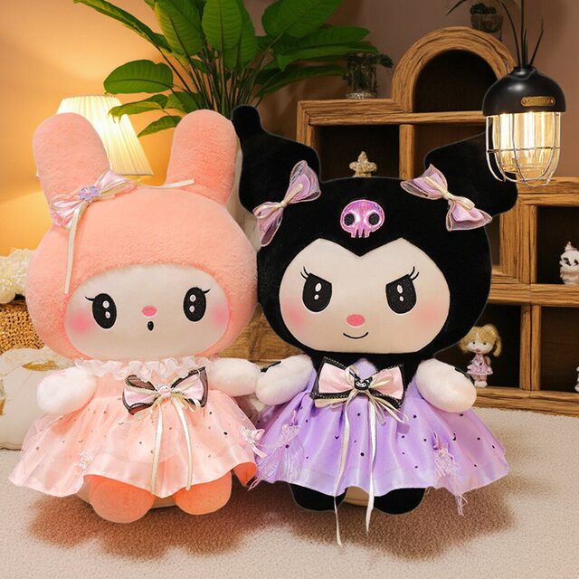 Coolomi Doll Lolita Kuromi Doll Melody Doll Girl's Bedside Rag Doll Holiday Gift