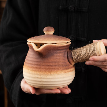 Clay Pot for Dry Burning, Large Capacity for Home Use, Suitable for Brewing Tea, Making Milk Tea, Roasting Milk, Roasting Tea, and Warming Tea