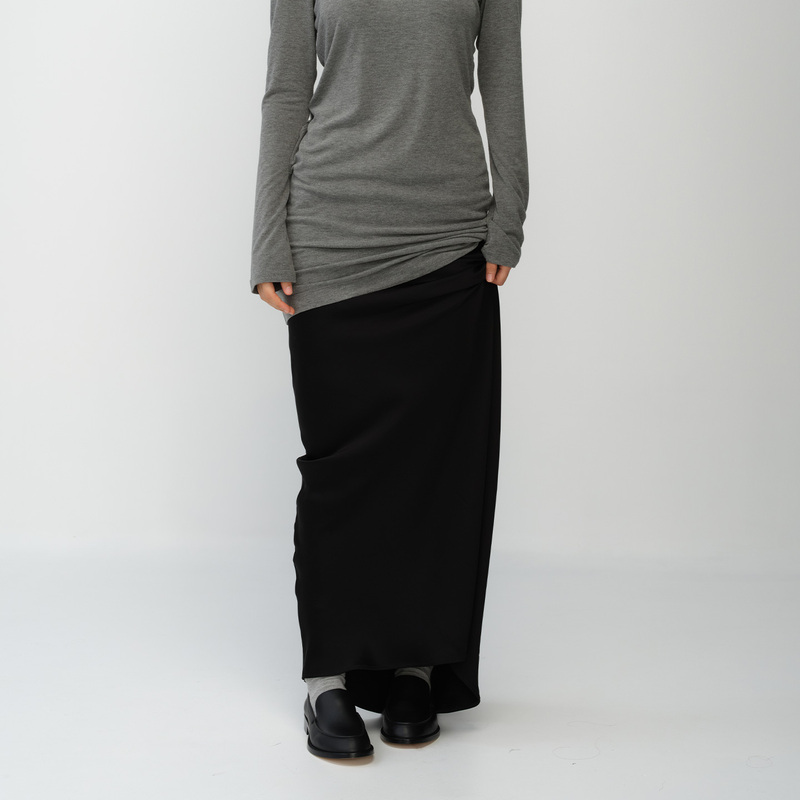 Filgood New Black Long Skirt Suitable for Heights Above 170cm Fg06Sk05 Filgood New Black Long Skirt Suitable for Heights Above 170cm Fg06Sk05