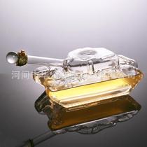 High borosilicate craft wine bottle tank bottle blown liquor bottle handmade glass decanter whiskey bottle