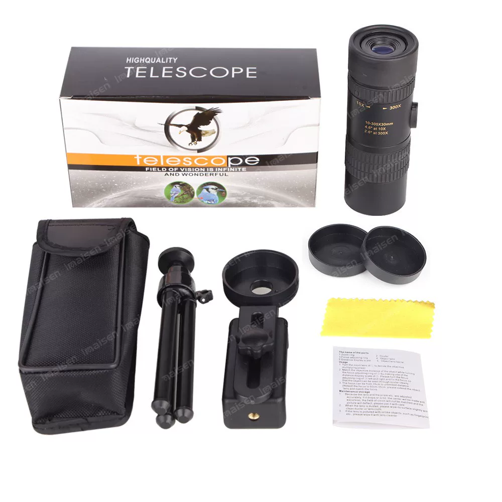 (Cross-border trading), adjustable telescope, mobile phone, 300x, x40