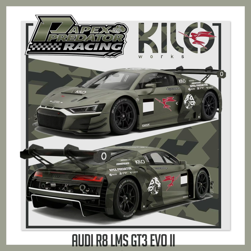 Jms【Coming Soon】Beizhan Premiere Kilo Audi R8 Darwin Gt3 Evo 1:64 Alloy