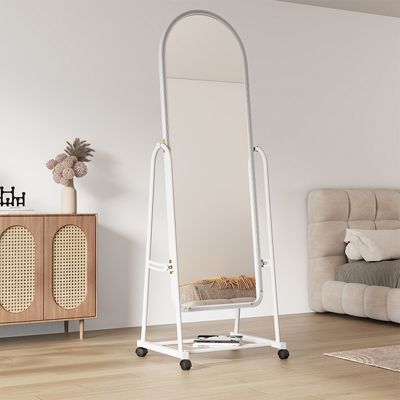 Full-Length Floor-To-Ceiling Mirror for Home Living Room and Bedroom Simple Internet Celebrity Girls Dormitory Fitting Mirror Clothing Store Mirror