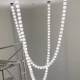 French-Style Living Room Chandelier, Pearl Necklace Lamp, Designer Dining Table Bar Lamp, Duplex Staircase Exhibition Hall Cafe