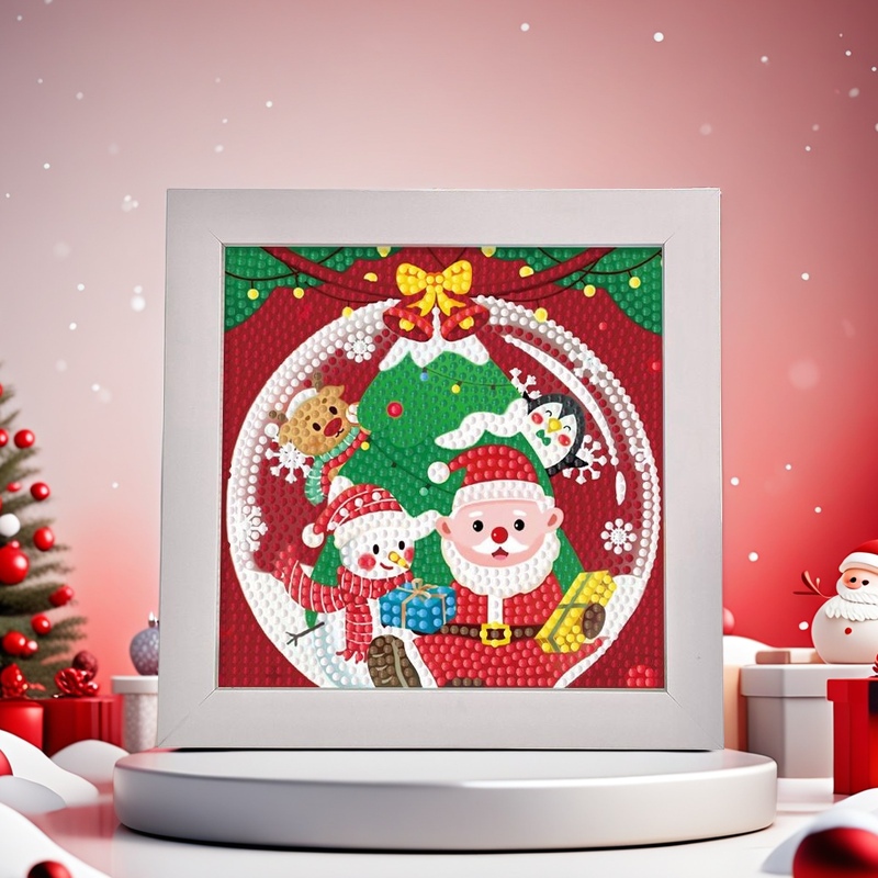 Christmas Tree Series Diamond DIY Hand-Painted Decorative Painting for Children and Students, Educational and Boredom-Relieving, for Display and as a Gift Christmas Tree Series Diamond DIY Hand-Painted Decorative Painting for Children and Students, Educational and Boredom-Relieving, for Display and as a Gift