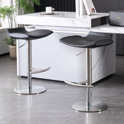Accessible Luxury Bar Chair Fancy Italian High Stool Adjustable Rotate Bar Stool For Home Bar Chair Front Desk High Chair