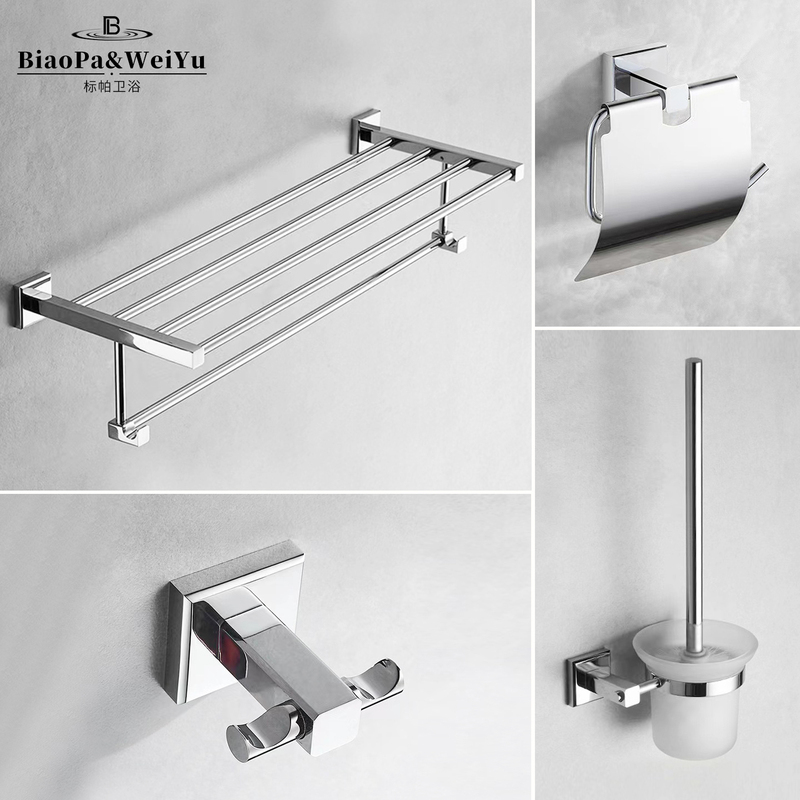 Biaopa All-Copper Towel Rack Bathroom Towel Bar Bathroom Towel Tissue Storage Rack Bathroom Hardware Accessories Set Biaopa All-Copper Towel Rack Bathroom Towel Bar Bathroom Towel Tissue Storage Rack Bathroom Hardware Accessories Set