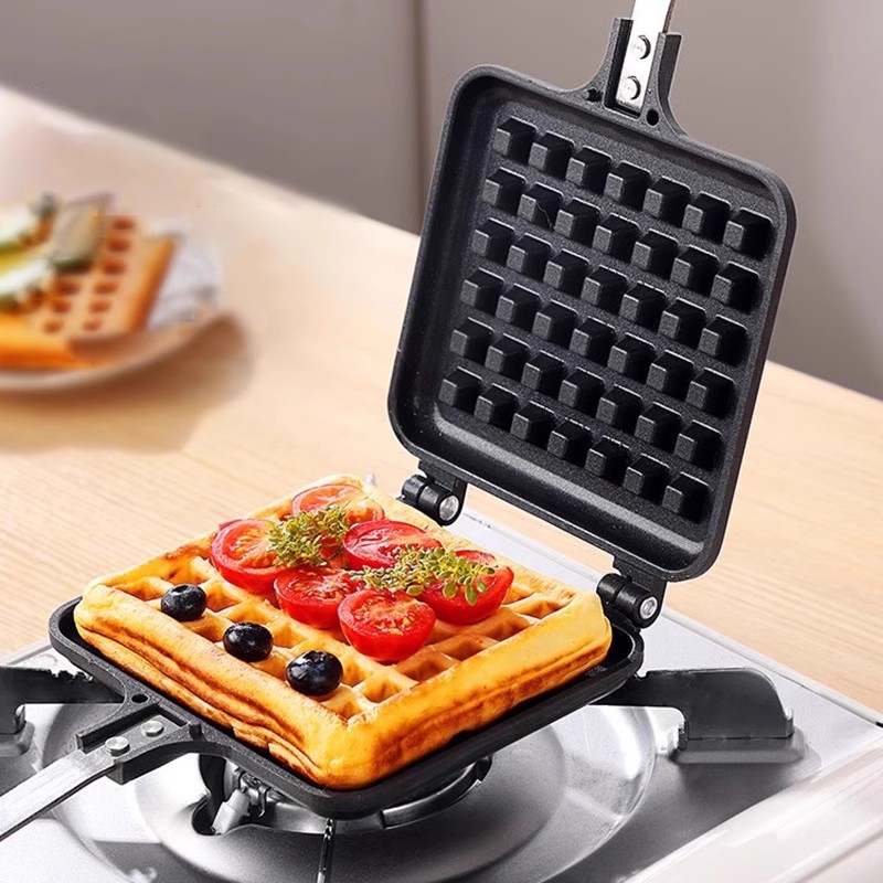 ケーキ型 家庭用ワッフル型 ノンスティックペストリーベーキングトレイ DIYベーキングツールセット グリッドマフィンメーカー