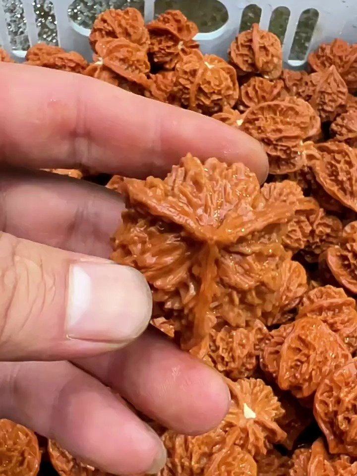 25年必買！三棱文玩核桃盤山正奔菱｜收藏級異形手把件男款天然野生