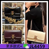 字母光面牛皮链条包休闲翻盖包斜跨包单肩包