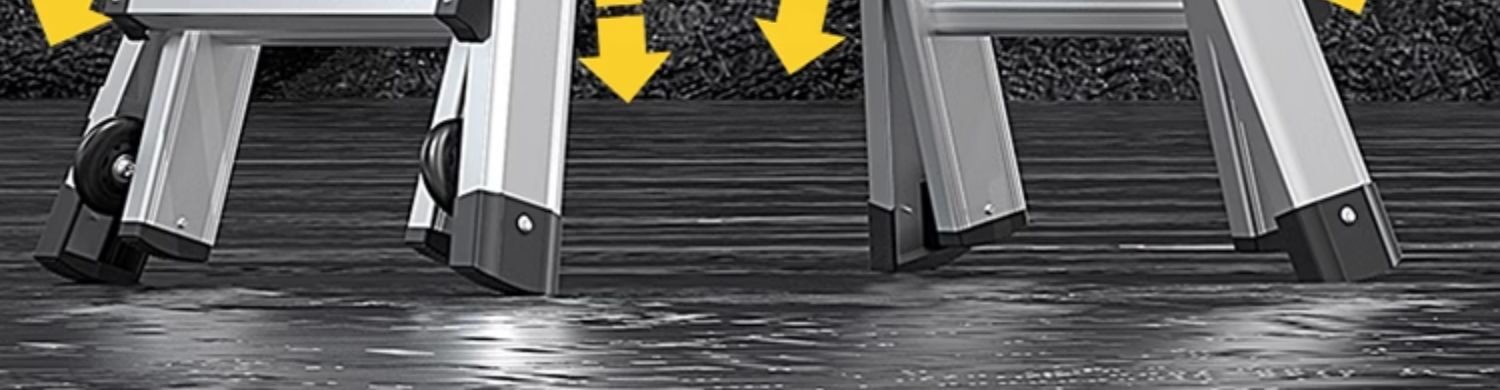 Стремянка 镁多力伸缩梯子家用折叠铝合金加厚多功能升降工程楼梯小巨人字梯 Magnesium midoli