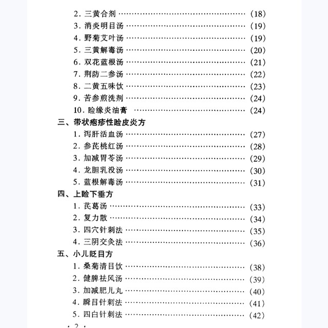 245 Effective Prescriptions for Ophthalmic Diseases, edited by Liu Jianguo, Science and Technology Literature Press, 1998.10