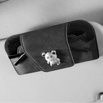 Sunglasses clip car glasses main driving car glasses box sun visor sunglasses car storage box glasses frame inner clip