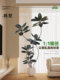 Artificial Green Plant Landscaping Rubber Tree, High-End Luxury Living Room Tv Cabinet Floor Decoration, Indoor Black Diamond Plant