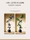Artificial Green Plant Landscaping Rubber Tree, High-End Luxury Living Room Tv Cabinet Floor Decoration, Indoor Black Diamond Plant
