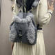 Rabbit Ear Furry Backpack for Women 2025 New Large Capacity Cute Backpack Niche High-End Crossbody Shoulder Bag